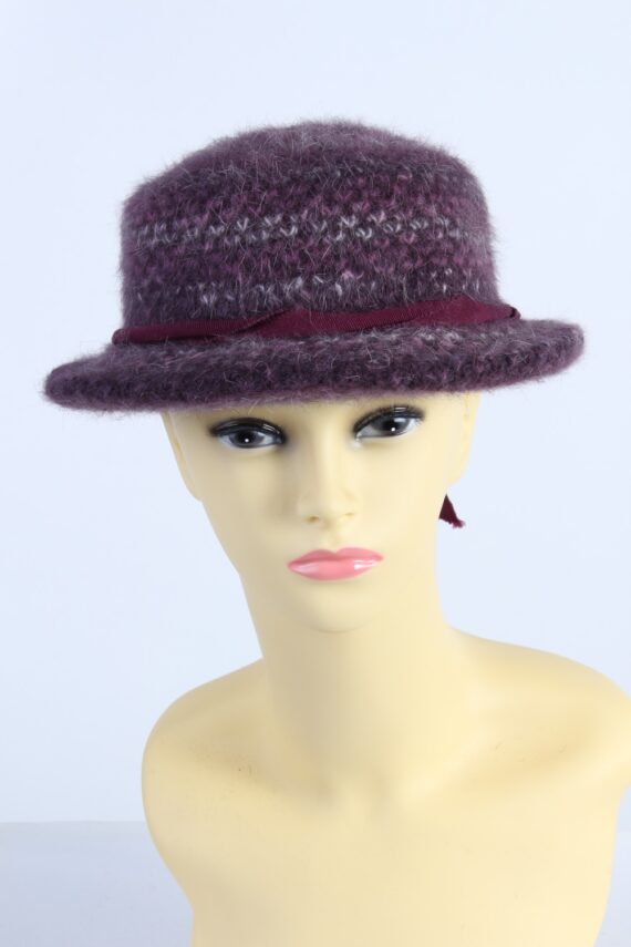 Vintage Fashion Womens Knit Lined Trilby Hat
