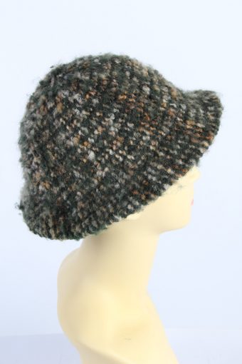 Vintage 1980s Fashion Womens Brim Knit Hat Multi HAT1126-123534