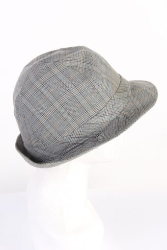 Vintage Best Quality 1980s Fashion Mens Trilby Hat Grey HAT1159-123906