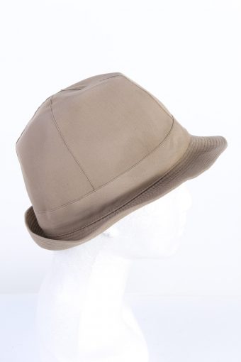 Vintage 1980s Fashion Mens Trilby Hat Cream HAT1160-123910