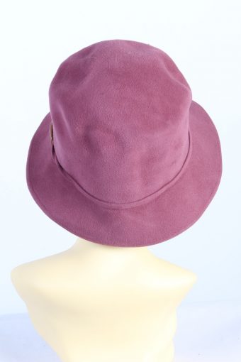 Vintage Lady Like Modell 1990s Fashion Womens Trilby Hat Lilac HAT1172-124282