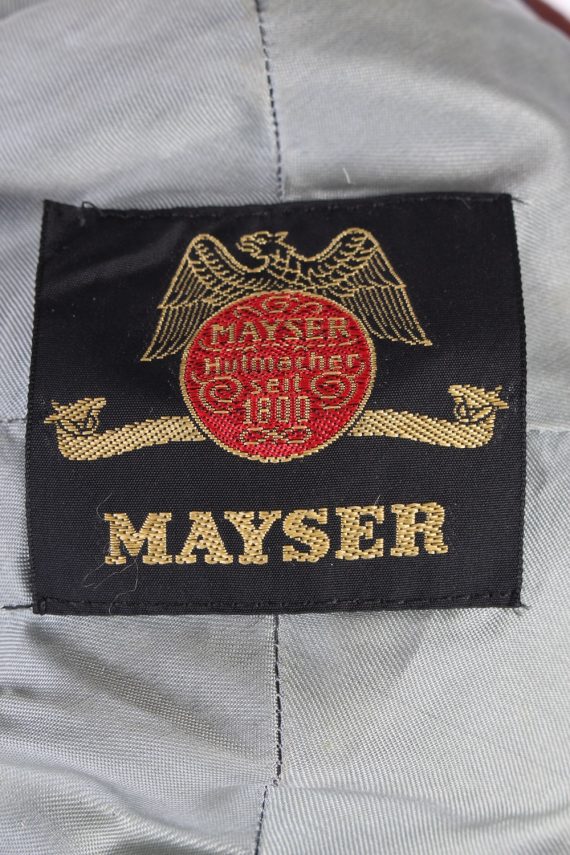 Vintage Mayser 1990s Fashion Lined Winter Hat Multi HAT969-122040