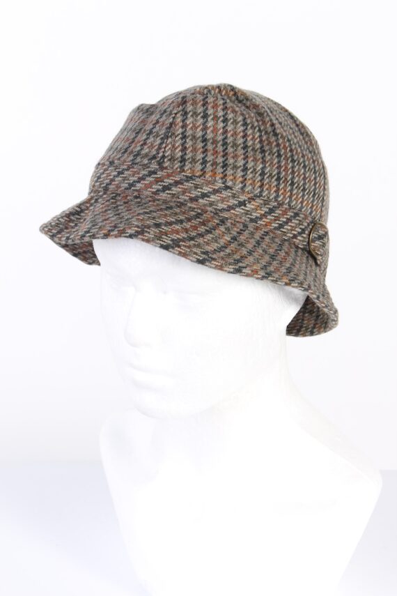 Vintage 1990s Fashion Lined Winter Hat Multi HAT972-0