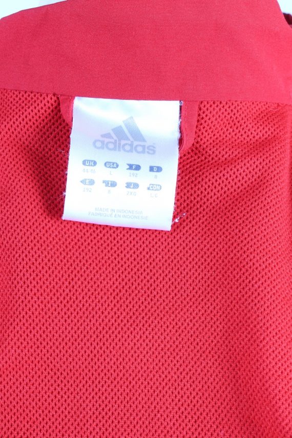 Adidas Track Top 90s Retro High Neck Red L