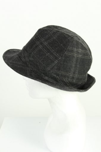 Vintage Super Qualitiy Extra 1990s Fashion Mens Trilby Lined Hat Multi HAT1208-124614