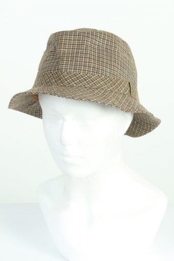 Vintage Roberts Hatmakers London Fashion Mens Trilby Lined Hat