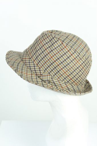 Vintage Yorn 1980s Fashion Mens Trilby Lined Hat Multi HAT1220-124662