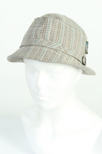 Vintage Fashion Mens Short Brim Lined Hat