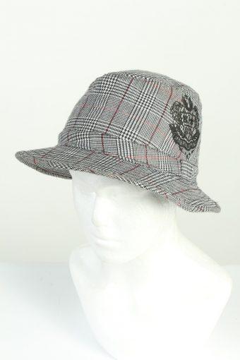 Vintage Fashion Mens Trilby Lined Hat