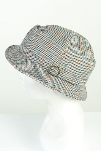 Vintage C&A Canda 1990s Fashion Mens Brim Lined Hat Multi HAT1265-125576