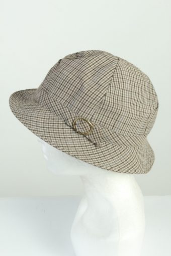 Vintage Fashion Mens Brim Lined Hat