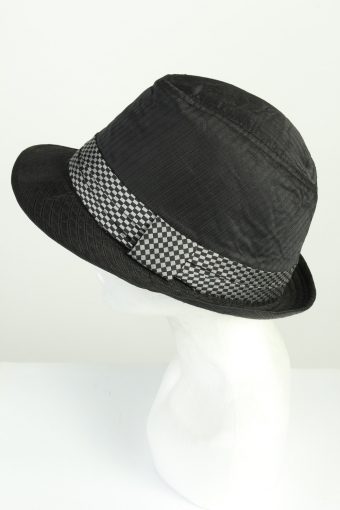 Vintage Stanton 1980s Fashion Mens Trilby Hat Black HAT1278-125628
