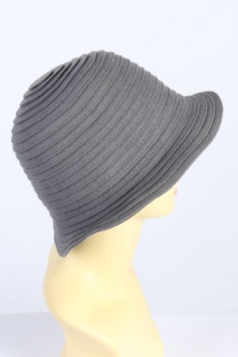 Vintage 1990s Fashion Womens Trilby Hat Grey HAT1295-126063