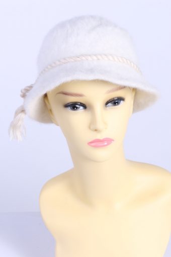 Vintage Fashion Womens Fleece Brim Hat