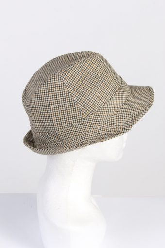 Vintage Sport 1990s Fashion Mens Trilby Lined Hat Multi HAT1321-126167