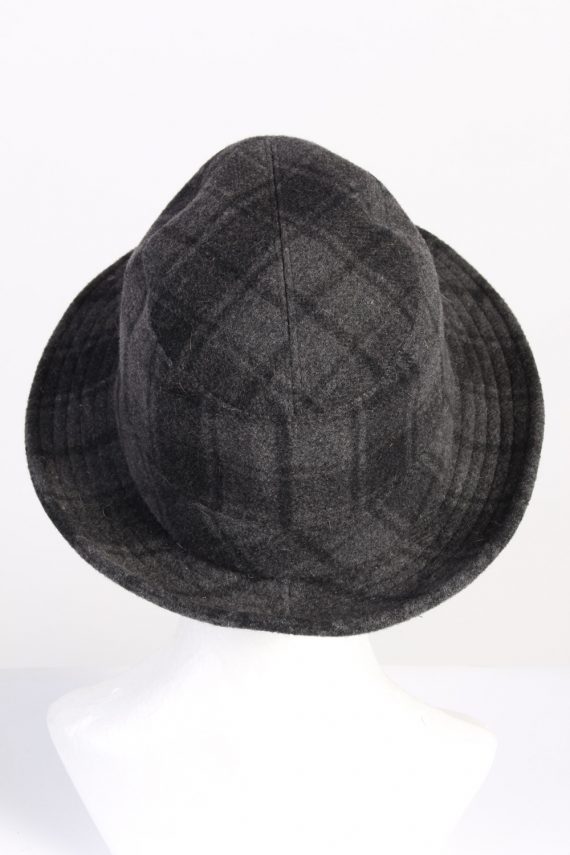 Vintage Fashion Mens Trilby Lined Hat