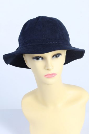 Vintage Sixth Sense Fashion Womens Brim Lined Hat With Buckle Detail