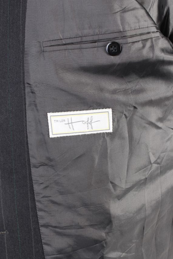 Men Blazer Jacket Tailor Hoff Classic Lined 100% Wool Black M