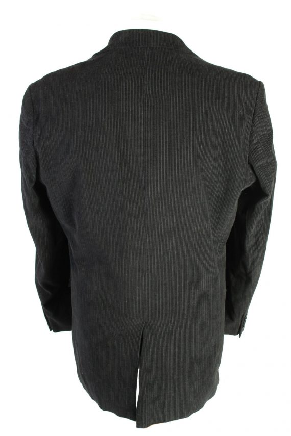 Men Blazer Jacket Angelo Litrico Classic Corduroy Lined Black M/L