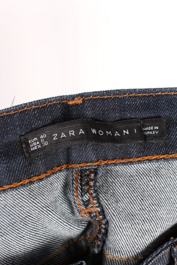 Zara Straight Leg Mid Waist Womens Denim Jeans W32 L31