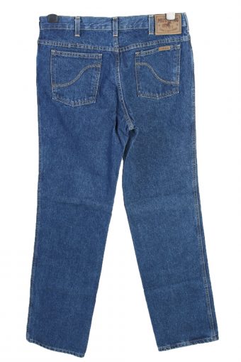 Vintage Mustang Straight Leg Mid Waist Unisex Denim Jeans W32 L33 Mid Blue J4658-127652