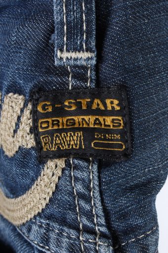 Vintage G-Star Raw Loose High Waist Unisex Denim Jeans W29 L31 Mid Blue J4850-129508
