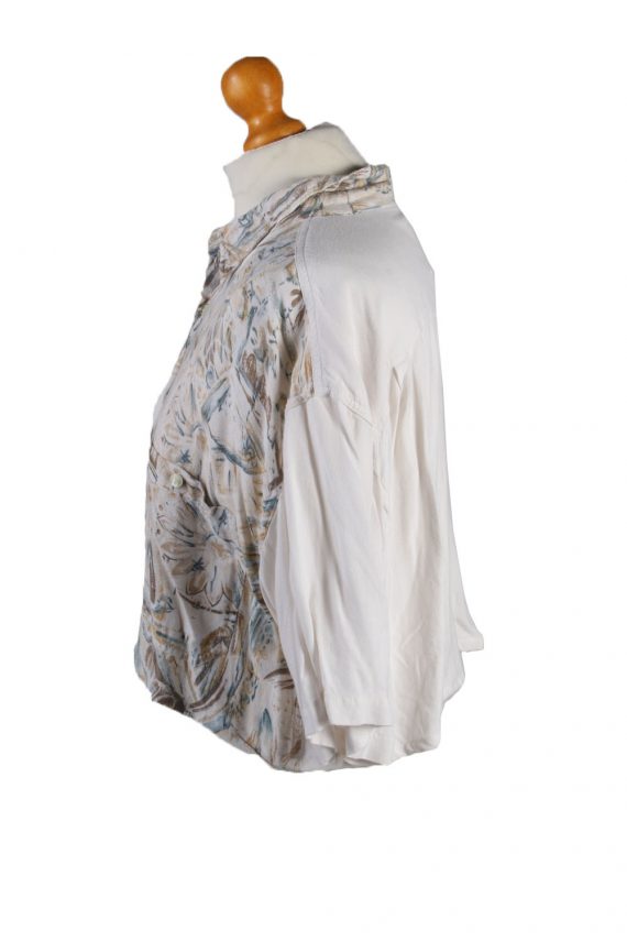 Ralph Lauren Womens Croped Top Shirt Short Sleeve Remake Beige M/L