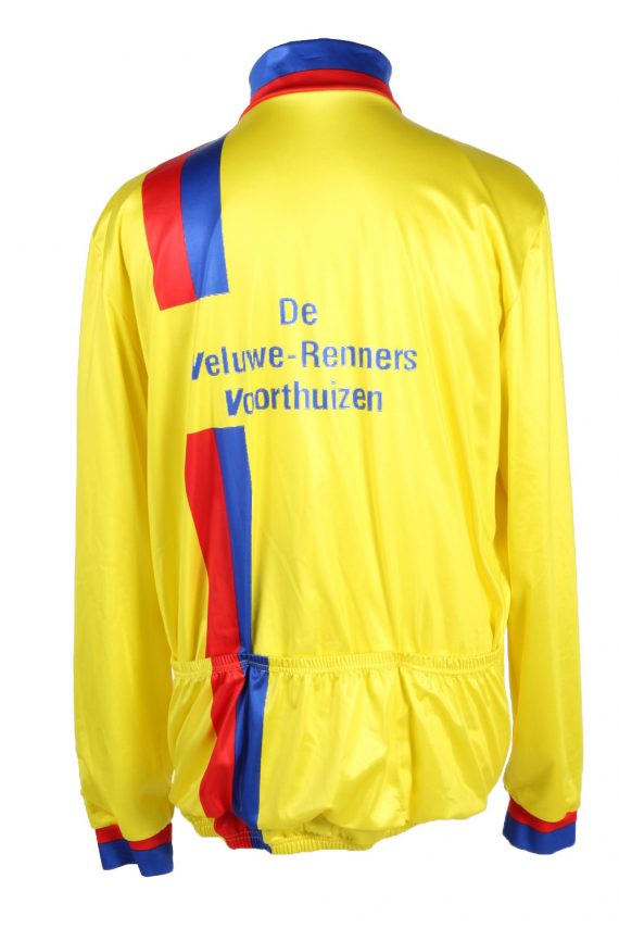 Cycling Shirt Jersey 90s Retro Yellow XL