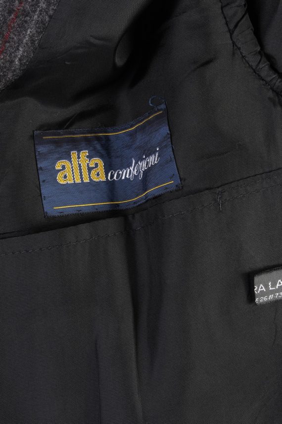 Men Blazer Jacket Alfa Confezioni Dark Grey M