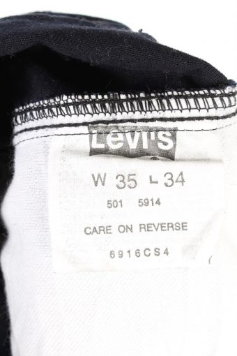 Vintage Levis 501 Straight Leg Unisex Lightweight Jeans W36 L30 Navy J5083-130708