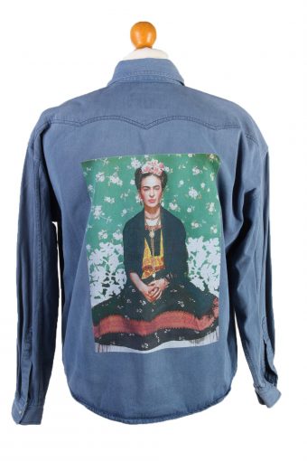 Levi’s Denim Shirt Remake Frida Printed Long Sleeve Mid Blue L