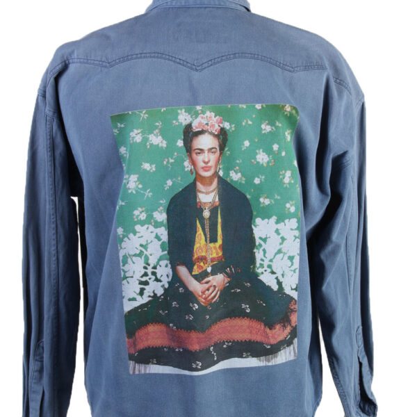 Levi’s Denim Shirt Remake Frida Printed Long Sleeve Mid Blue L