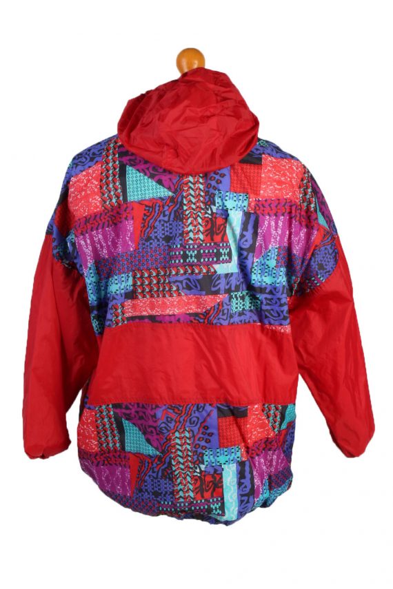 Windbreaker Waterproof Raincoat Festival Outdoor Jacket Red L