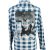 Flannel Shirt Audrey Hepburn Printed Remake Long Sleeve Multi S