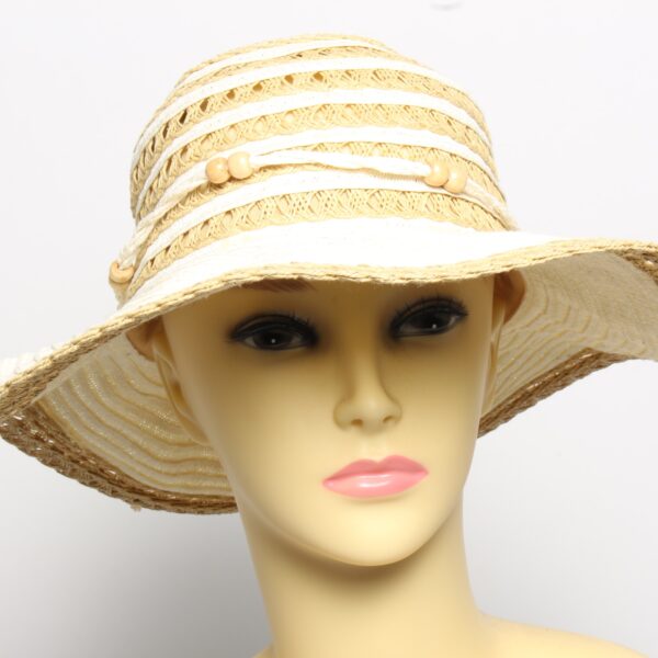 Vintage Fiebig Hats More Womens Summer Straw Effect Trilby Hat