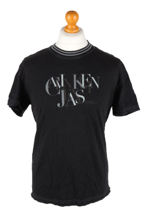 Calvin Klein Mens T-Shirt Tee Crew Neck Black XL