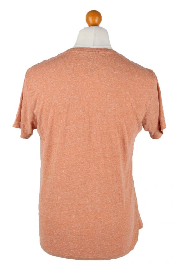 Tommy Hilfiger Mens T-Shirt Tee V Neck Orange M
