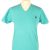 Polo Ralph Lauren Womens T-Shirt Tee V Neck Turquoise L