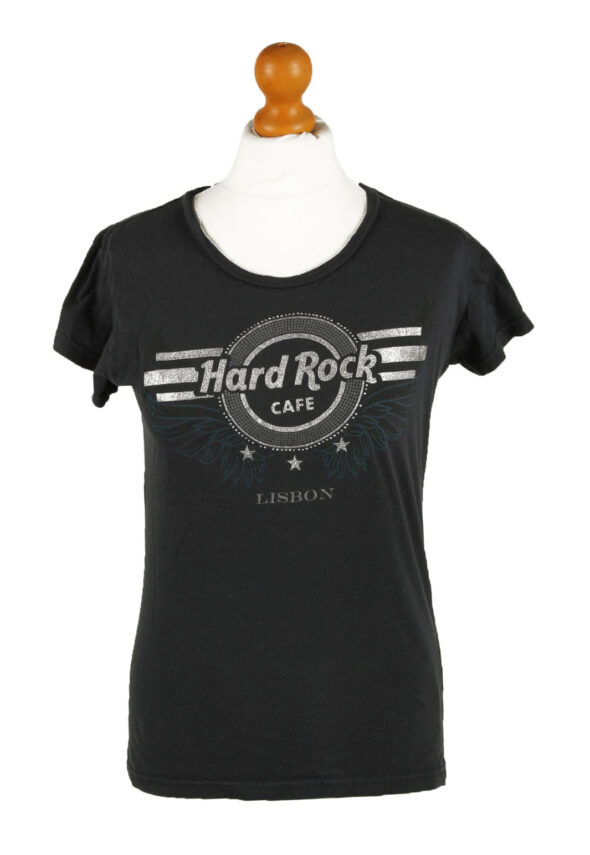 Hard Rock Cafe Womens T-Shirt Tee Crew Neck Grey M