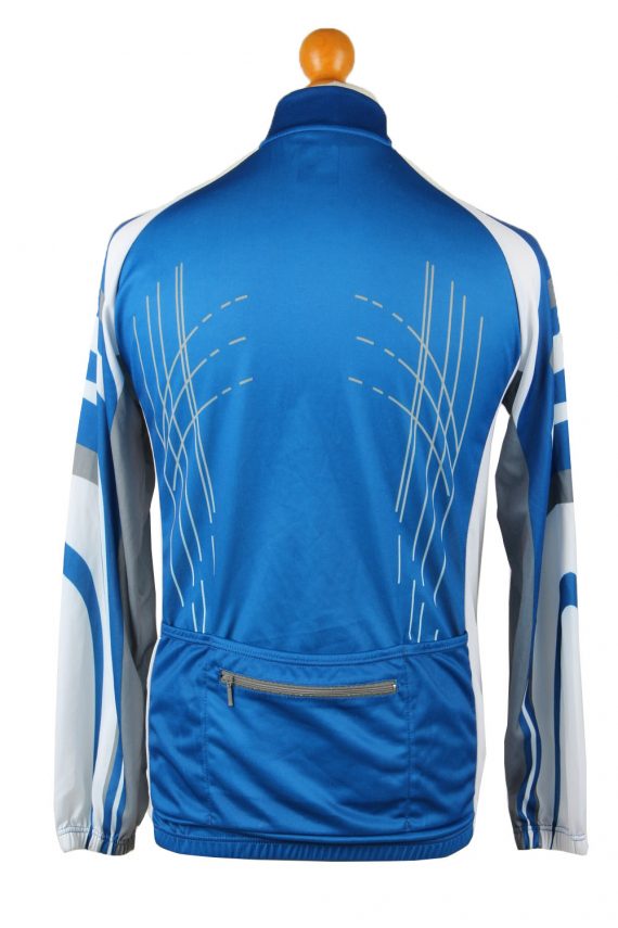 Cycling Shirt Jersey 90s Retro Blue S