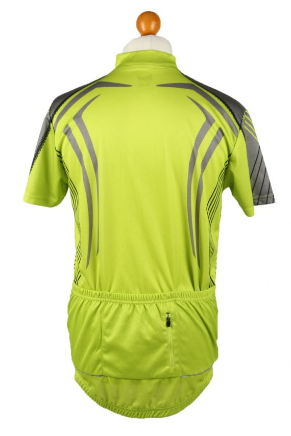 Cycling Shirt Jersey 90s Retro Lime L