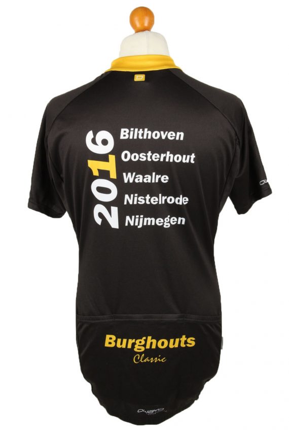 Cycling Shirt Jersey 90s Retro Black S