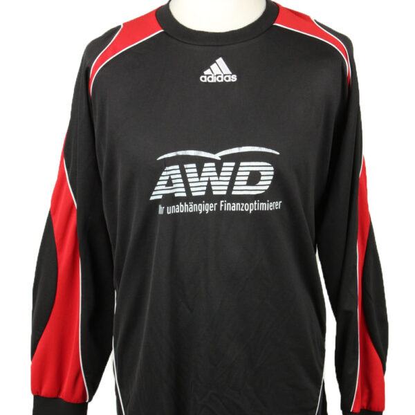 Adidas Football Jersey Shirt VfR Wellensiek Sportheim No 1 Elbow Padding Goalkeeper Black XXL