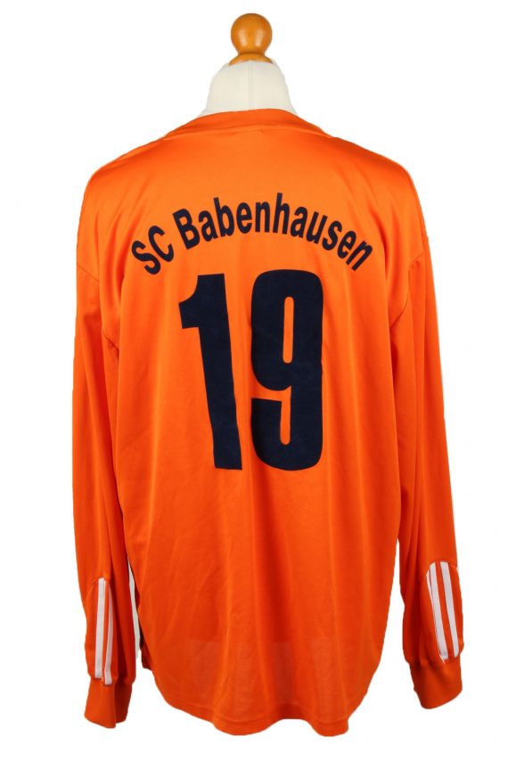 Adidas Football Jersey Shirt Sport Club Babenhausen No 19 Orange XXL