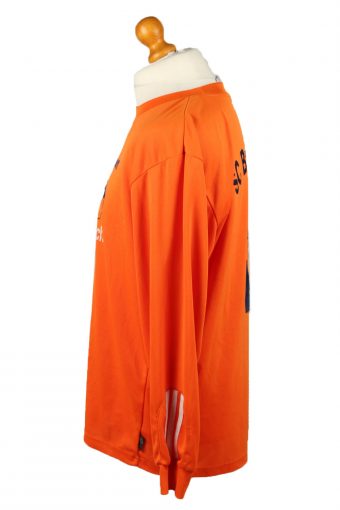 Vintage Adidas Football Jersey Shirt Sport Club Babenhausen No 5 L Orange CW0814-142948