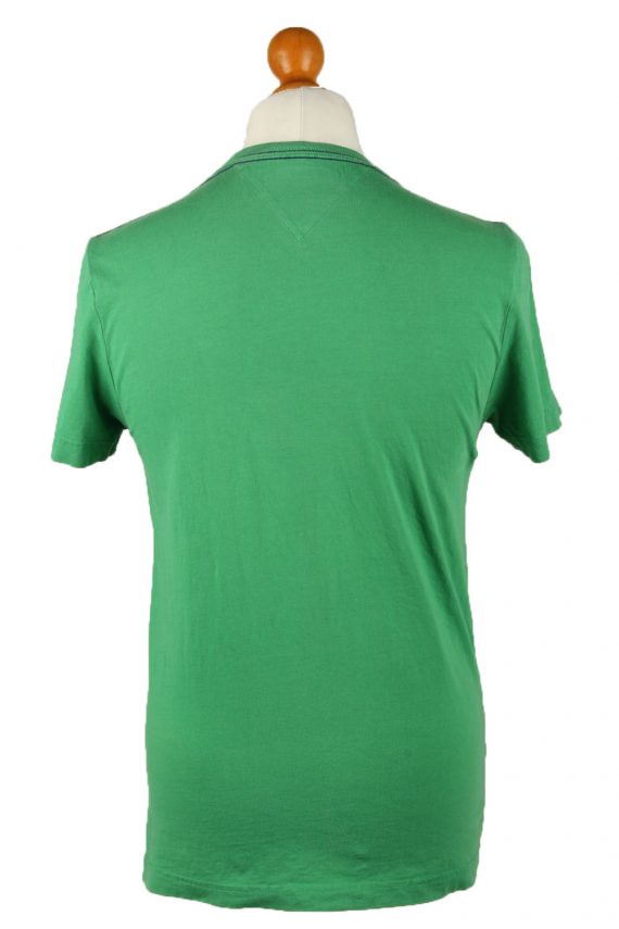 Tommy Hilfiger Mens T-Shirt Crew Neck Green S