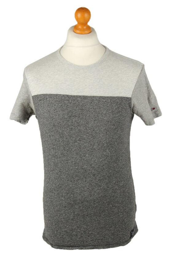 Tommy Hilfiger Mens T-Shirt Crew Neck Grey S