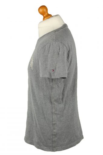 Vintage Tommy Hilfiger Mens T-Shirt Shirt Tee Crew Neck M Grey TS529-141898