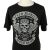 Speed Junkies T-Shirt Tee Top Moto Club Printed Crew Neck Black L