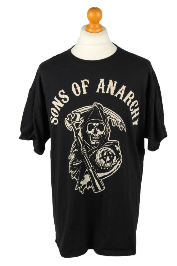 Sons Of Anarchy T-Shirt Crew Neck Reaper Crew Black XXL